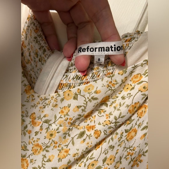 Reformation Bandit Dress in Lima Size 8 - Picture 6 of 12